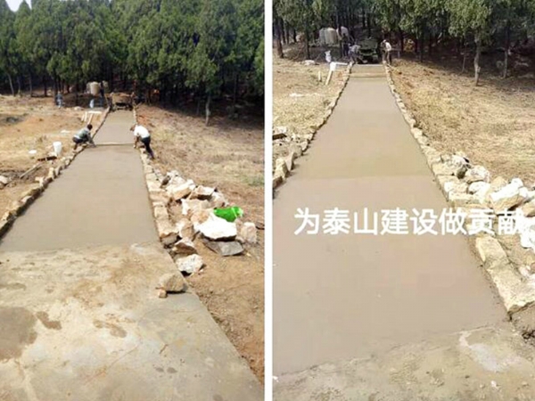 National road foundation construction in Rencheng District, Jining, Shandong