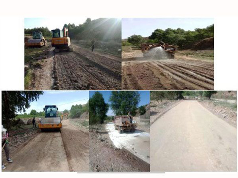 Weinan, Gansu - Loess road surface stabilization