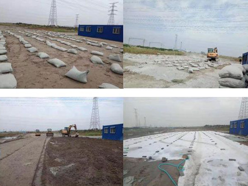 Caofeidian, Hebei - Subgrade stabilization of saline-alkali soil in the factory area