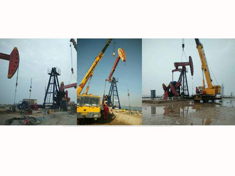 Dongying, Shandong - Solidification of drilling platforms in coastal oil fields