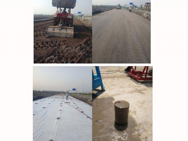 Cixi, Zhejiang——The soft base is used as road subgrade after solidification