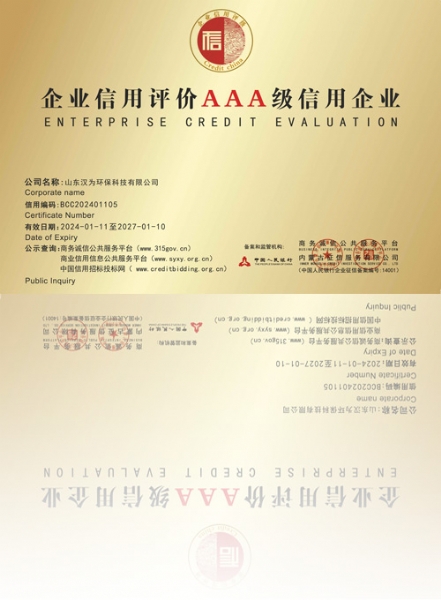 Enterprise credit rating AAA credit enterprise